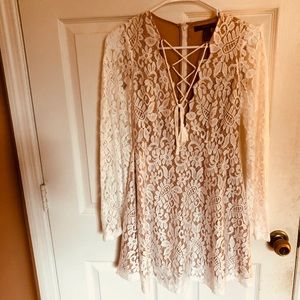 Small white lace dress